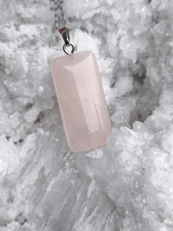 PENDENTIF QUARTZ ROSE